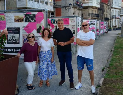 Corcubión acolle a exposición da Deputación “Sinaladas”, que difunde a loita das mulleres galegas no século XX