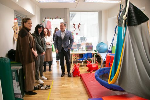 A Deputación visita a nova sede de ASPERGA, adquirida grazas ao apoio provincial de 300.000 euros