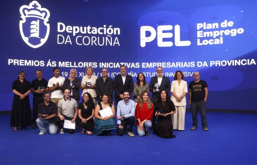 A Deputación entrega os Premios PEL 2026, que recoñecen o talento empresarial e emprendedor da provincia